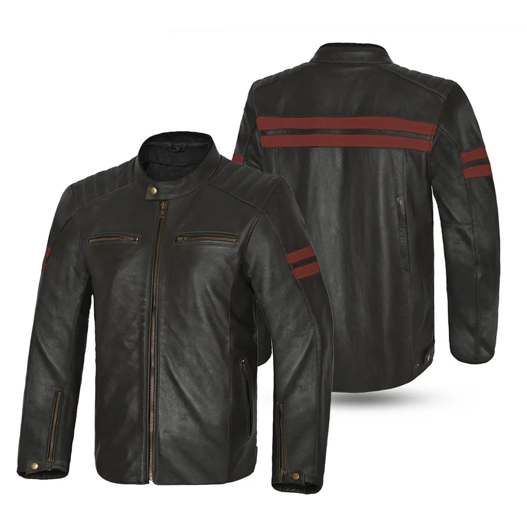 BELA STARK 4 Season Leather Motorcycle Jacket