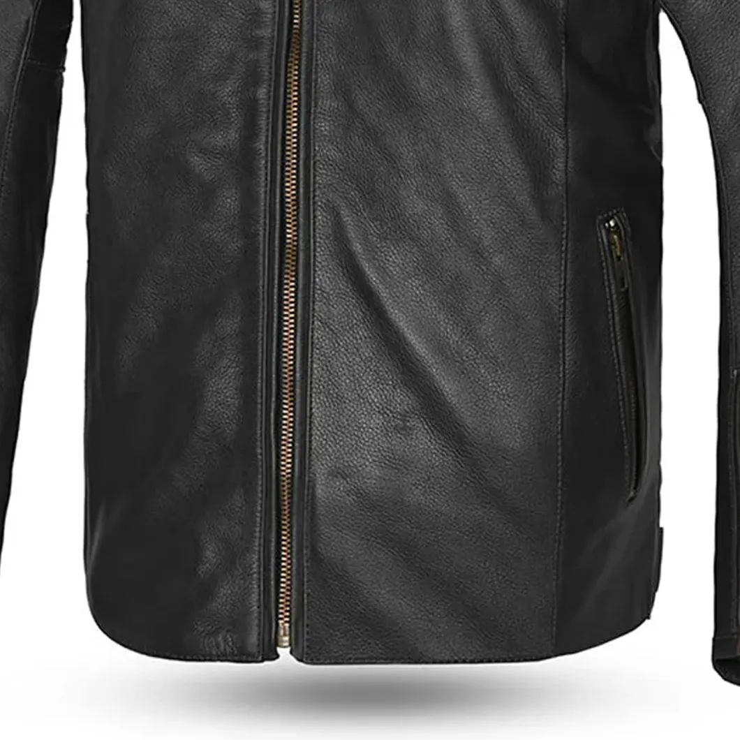 BELA Stark 4 Seasons Leather Jacket Black/Grey