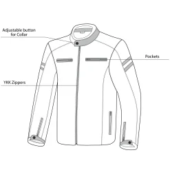 BELA Stark 4 Seasons Leather Jacket Black/Grey