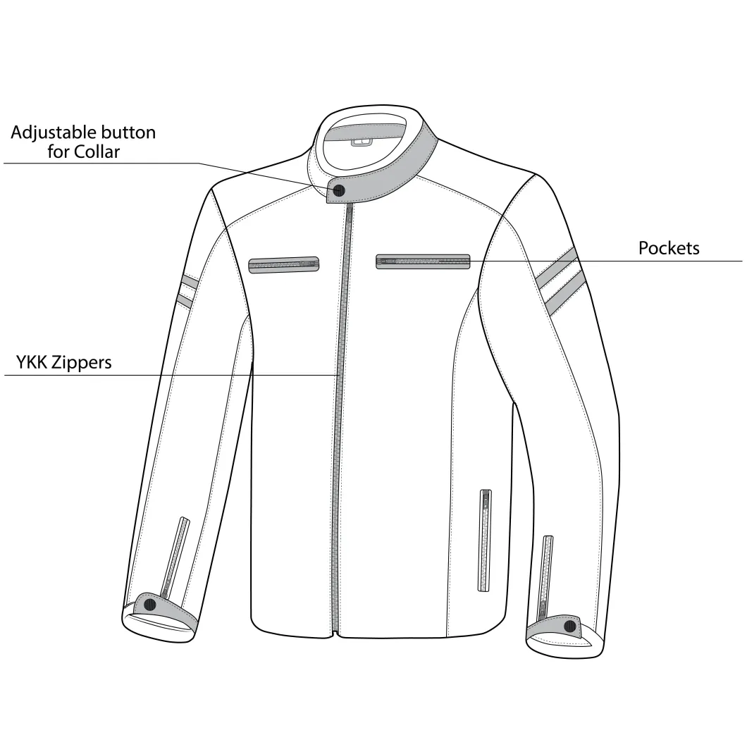 BELA Stark 4 Seasons Leather Jacket Black/Grey