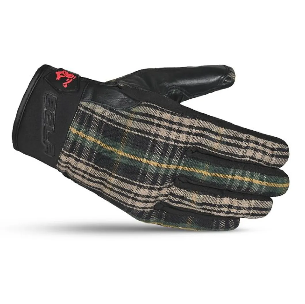 Bela Sting WP Motorcycle Gloves Black/Green