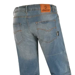 Bela Stone Azul Camouflage Motorcycle Jeans