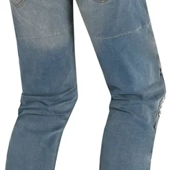Bela Stone Azul Camouflage Motorcycle Jeans