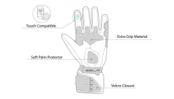 Bela Storm WP Waterproof Gloves Black