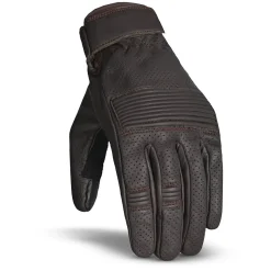 BELA Streeter Men's Summer Leather Gloves Brown