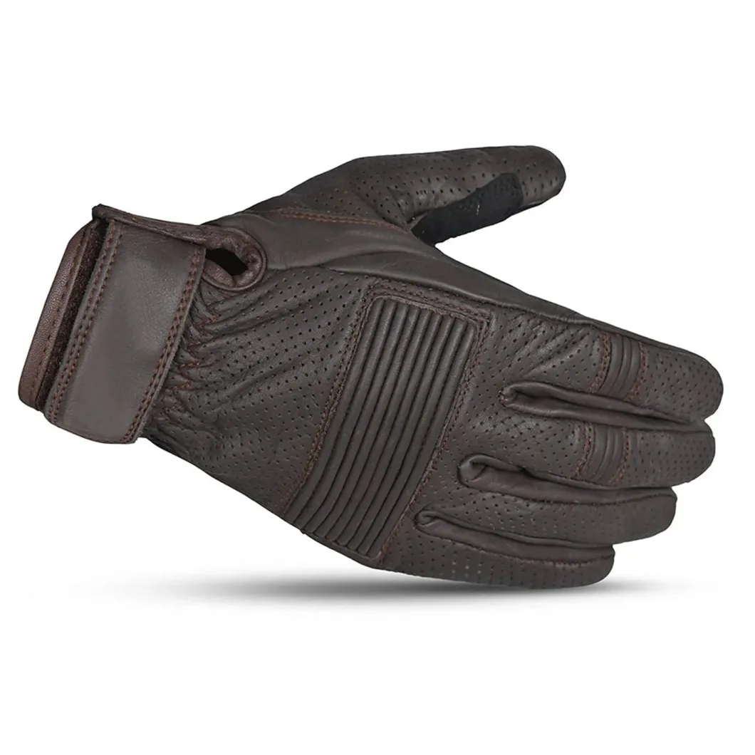 BELA Streeter Men's Summer Leather Gloves Brown