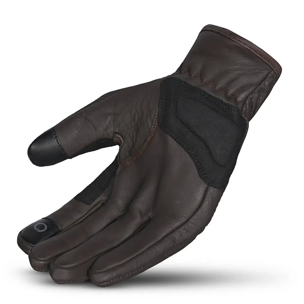 BELA Streeter Men's Summer Leather Gloves Brown