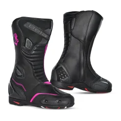 Bela Strip Lady Black Pink Racing Boots
