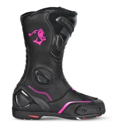 Bela Strip Lady Black Pink Racing Boots