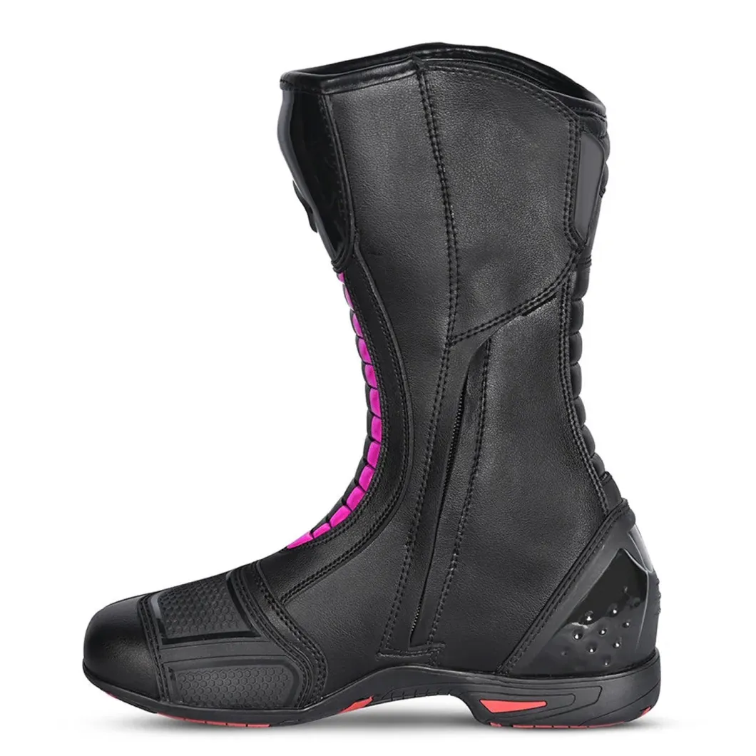 Bela Strip Lady Black Pink Racing Boots