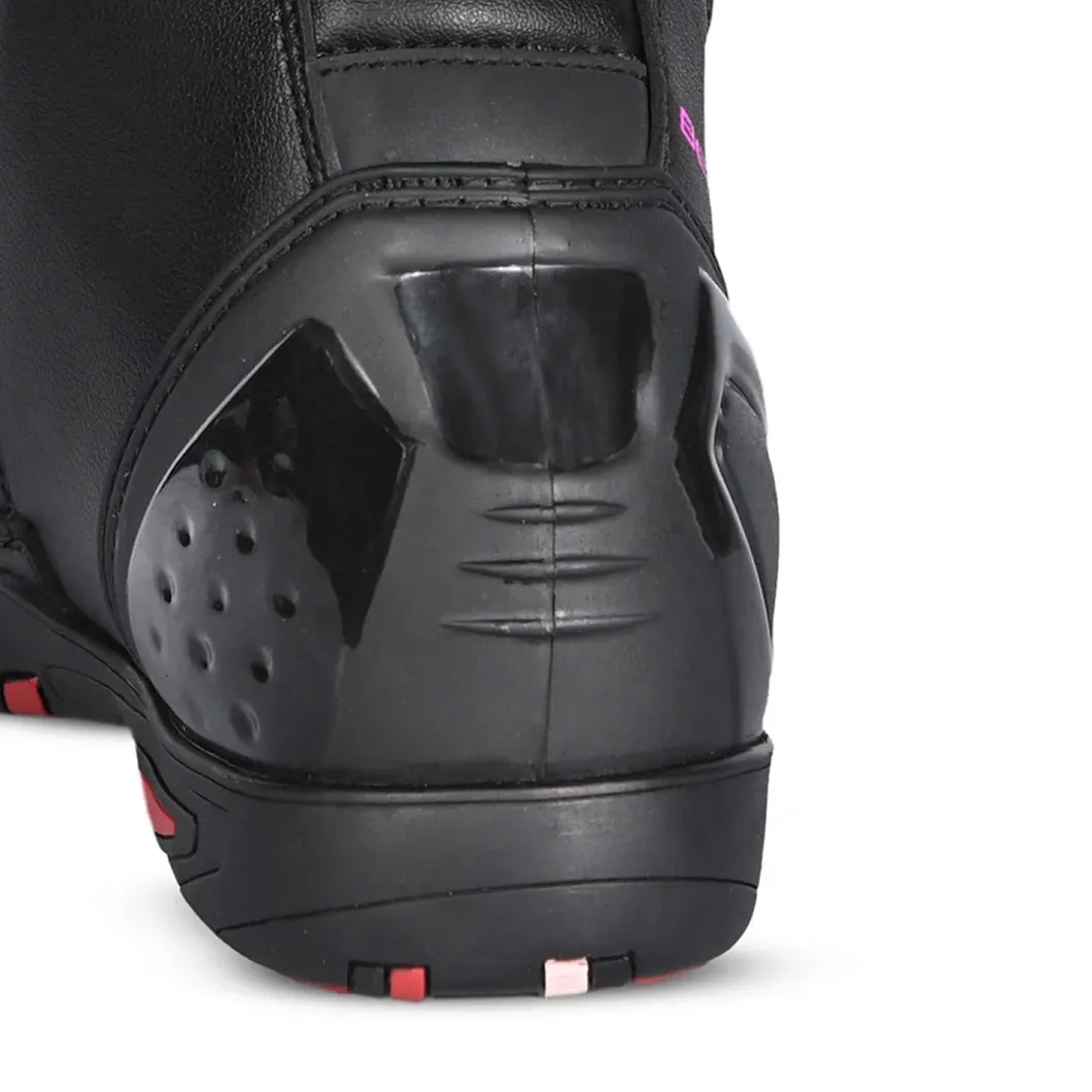 Bela Strip Lady Black Pink Racing Boots