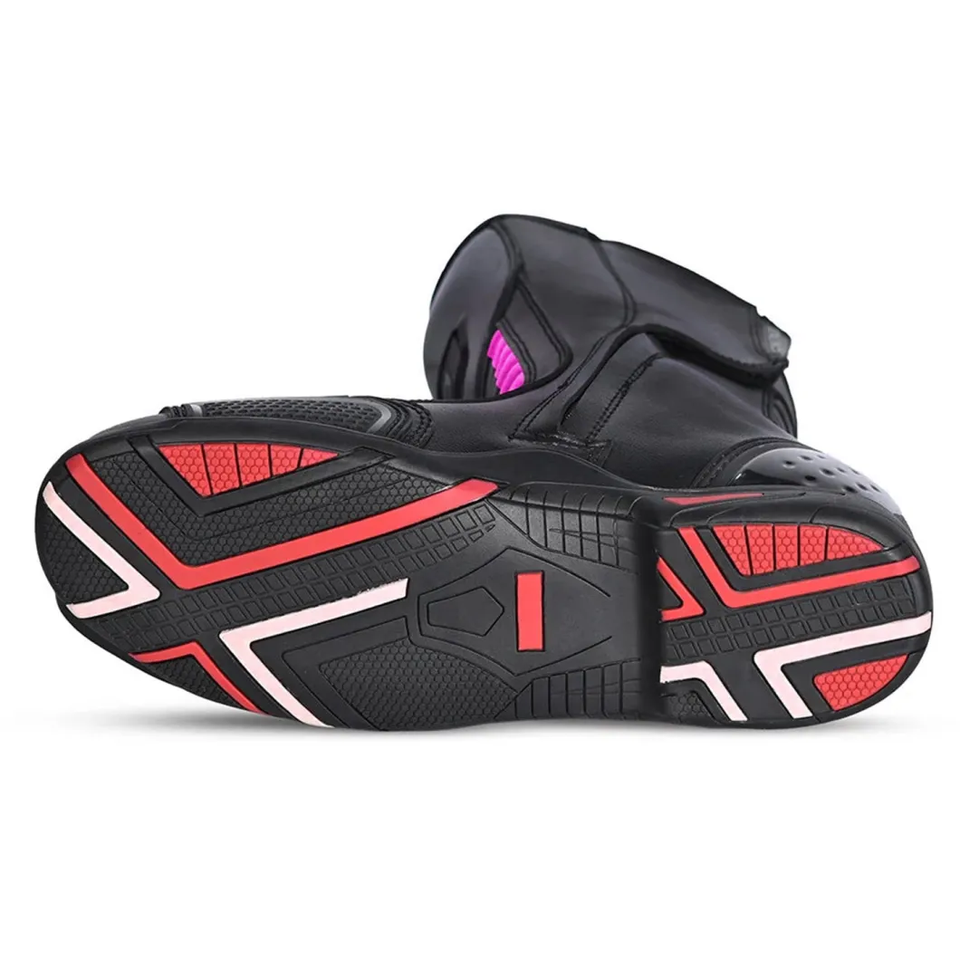 Bela Strip Lady Black Pink Racing Boots