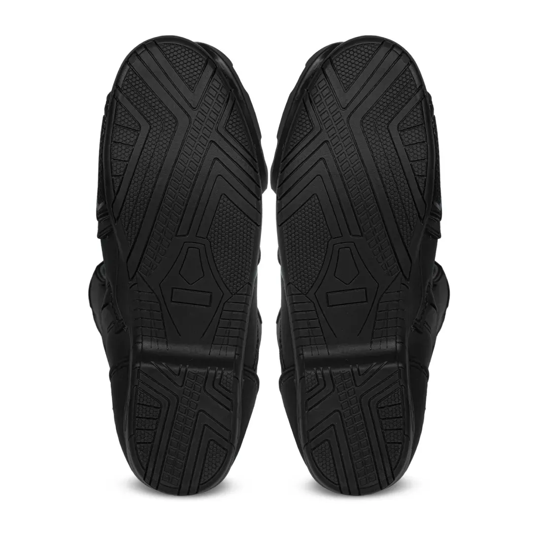 Bela Strip Sport Motorcycle Boots Black/Fluorescent Yellow