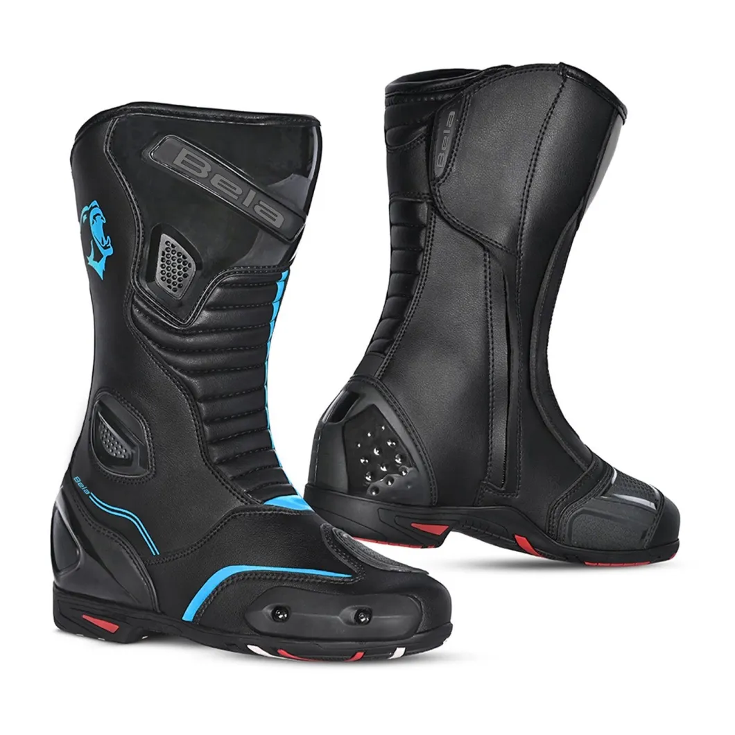Bela Strip women's black/turquoise sports boots