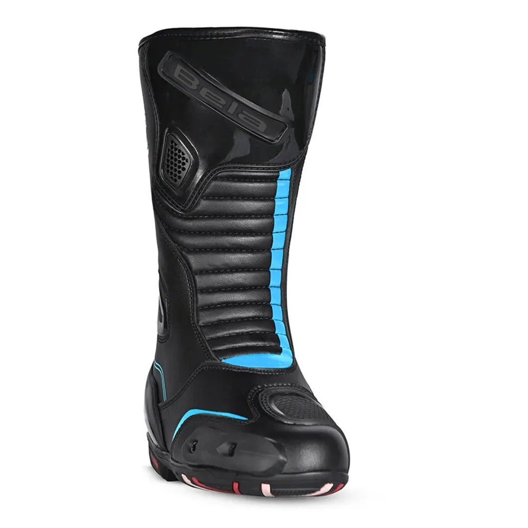 Bela Strip women's black/turquoise sports boots