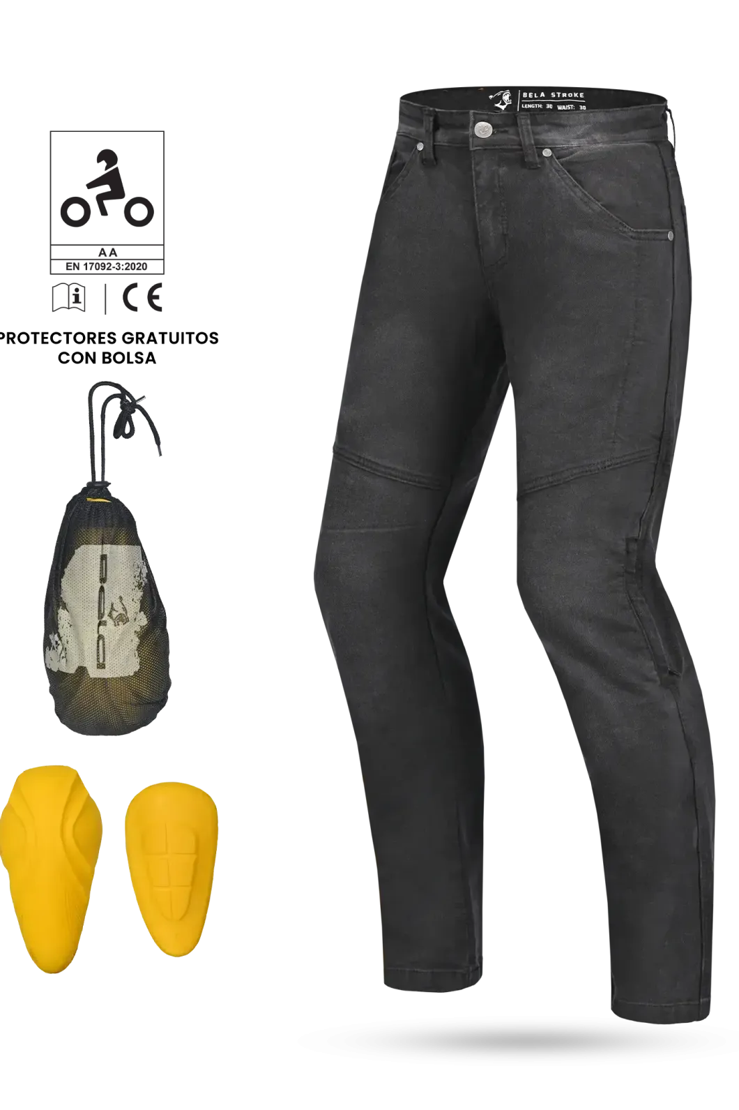 Bela - Stroke Pantalon 30L Black