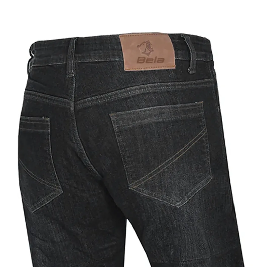 BELA - Stroke Pants 30L Black With Spray