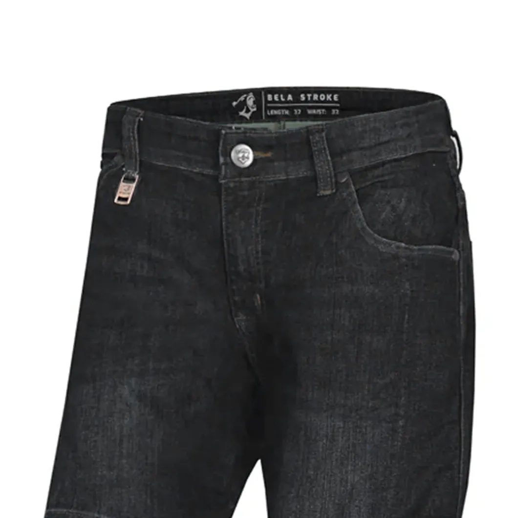 BELA - Stroke Pants 30L Black With Spray