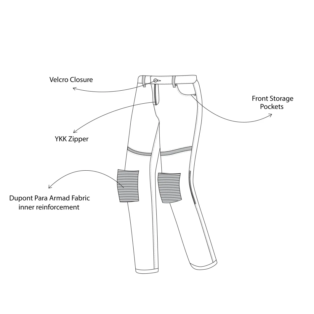 BELA Stroke Protective Motorcycle Pants Blue