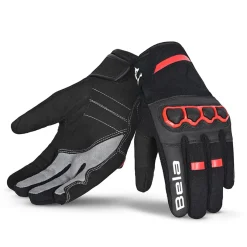 BELA - Textil Tracker Winter WP lady gloves Negro/Rojo