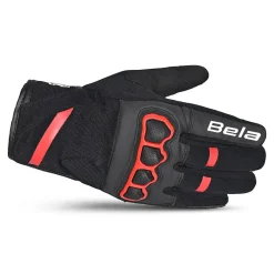BELA - Textil Tracker Winter WP lady gloves Negro/Rojo