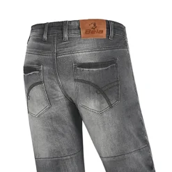 Bela Tom Jeans Moto for Men Light Grey