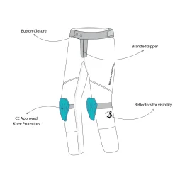 Bela Tour to Snow Men's Fabric Trousers Black