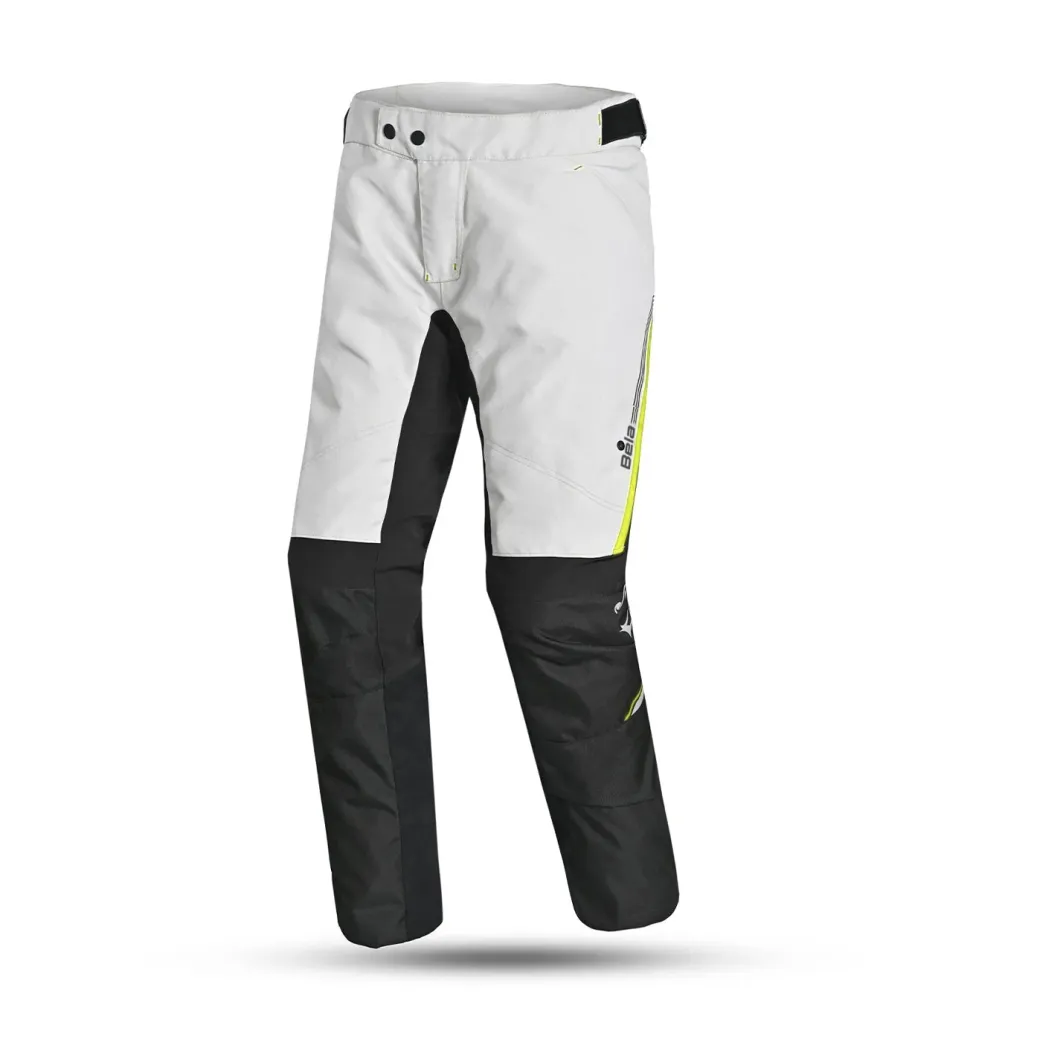 Bela Tour to Snow Men's Fabric Trousers Black / Anthracite / Ice / Fluorescent Yellow