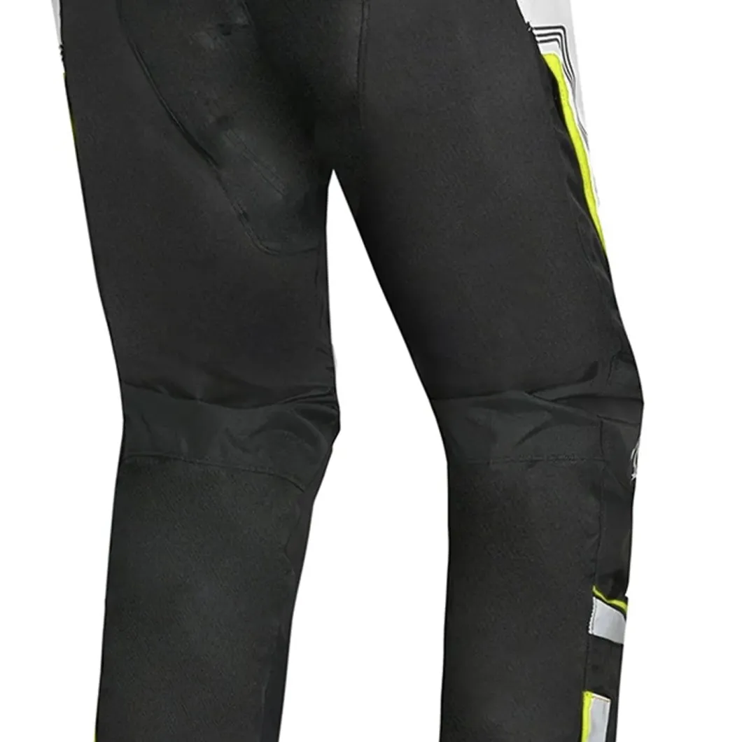 Bela Tour to Snow Men's Fabric Trousers Black / Anthracite / Ice / Fluorescent Yellow