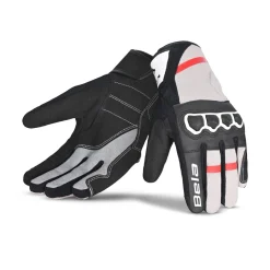 Bela Tracker Men's Winter Motorcycle Gloves Black/Red/White