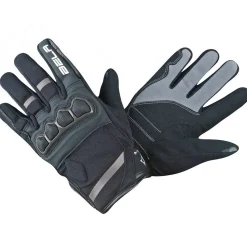 Bela Tracker Men Winter Motorcycle Gloves Black