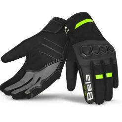 BELA TRACKER 2.0 WINTER GLOVES WP NEGRO F, AMARILO