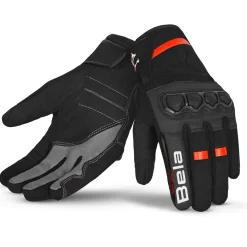 BELA TRACKER 2.0 WINTER GLOVES WP NEGRO ROJO