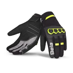 Bela Tracker Women's Winter Motorcycle Gloves Black/Yellow