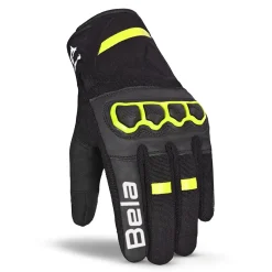 Bela Tracker Women's Winter Motorcycle Gloves Black/Yellow