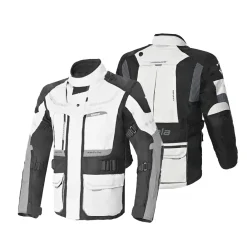 BELA Transformer 3 in 1 Men's Motorcycle Textile Jacket Ice/Black