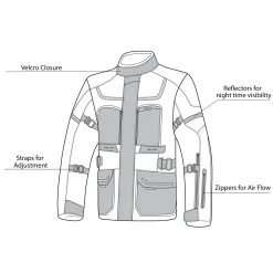 Bela Transformer 3-in-1 Touring Jacket Black/Anthracite/Grey