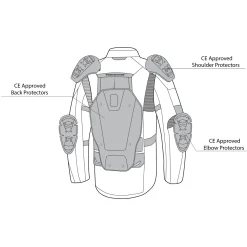 Bela Transformer 3-in-1 Touring Jacket Black/Red