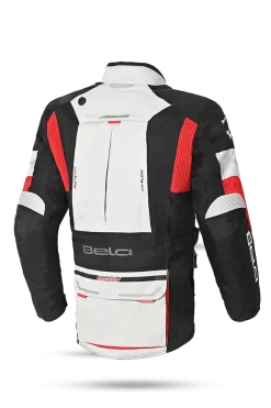Bela Transformer 3in1 Touring Jacket Grey Black Red