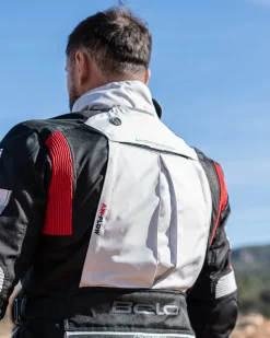 Bela Transformer 3in1 Touring Jacket Grey Black Red