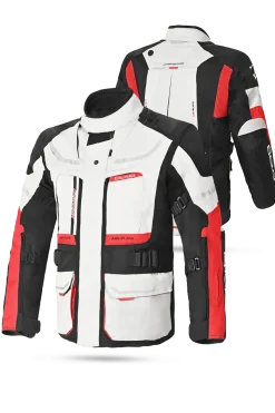 Bela Transformer 3in1 Touring Jacket Grey Black Red