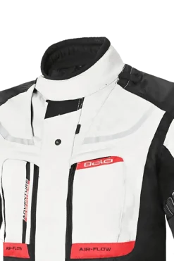 Bela Transformer 3in1 Touring Jacket Grey Black Red