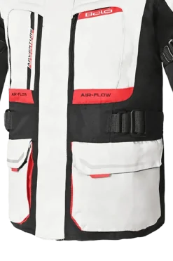 Bela Transformer 3in1 Touring Jacket Grey Black Red