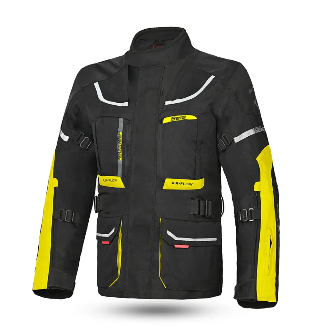 Bela Transformer 3-in-1 Touring Jacket Black / Fluorescent Yellow