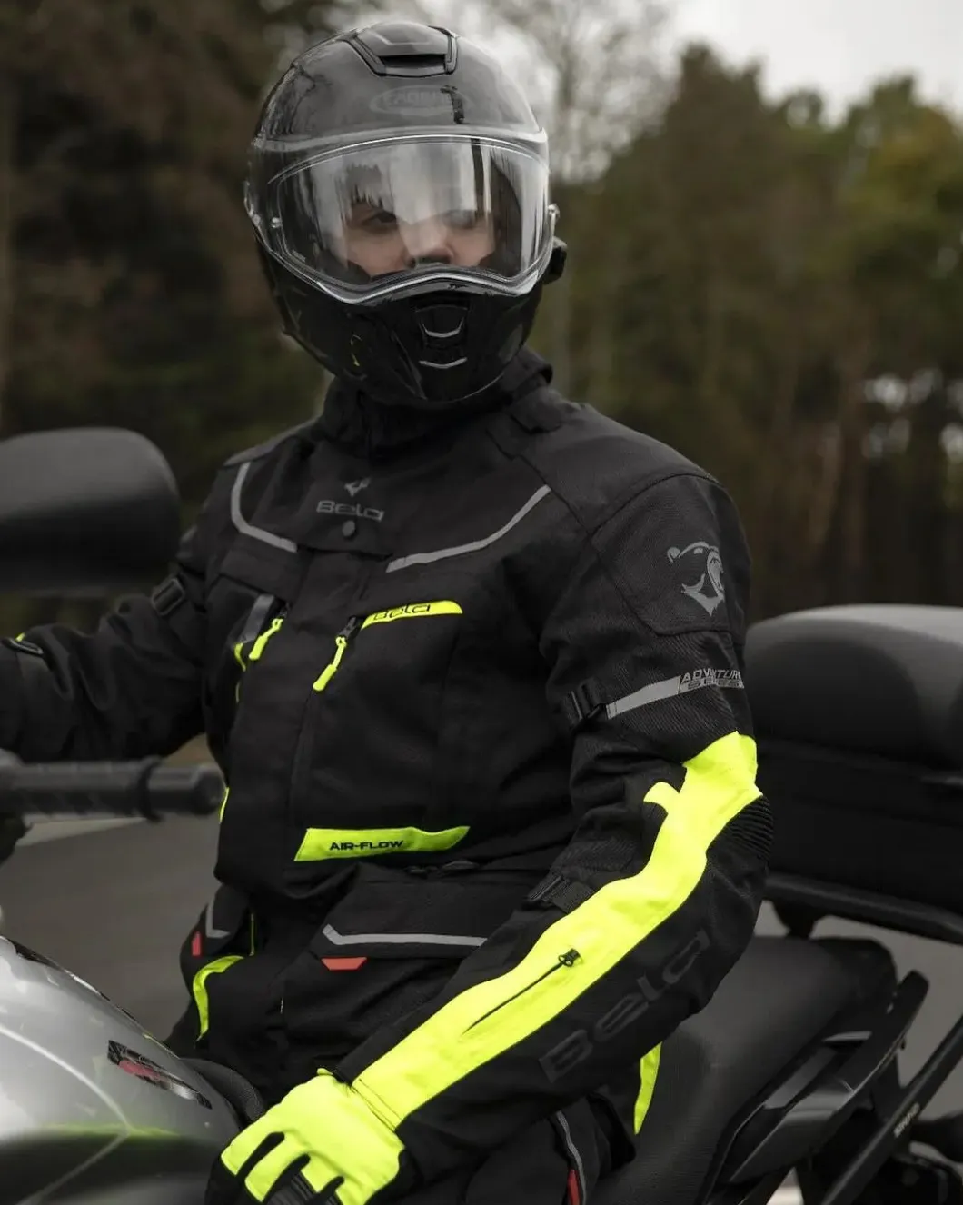 Bela Transformer 3-in-1 Touring Jacket Black / Fluorescent Yellow