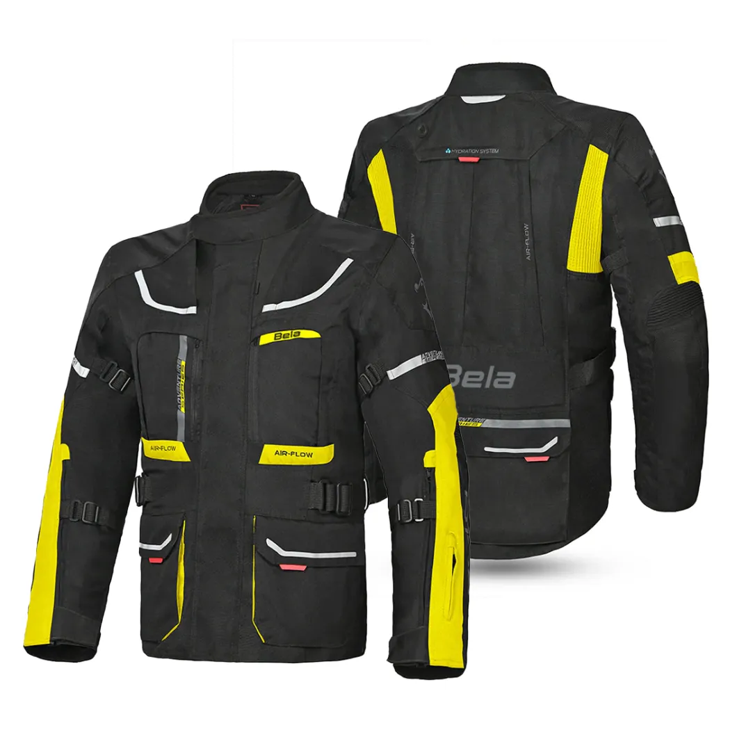 Bela Transformer 3-in-1 Touring Jacket Black / Fluorescent Yellow