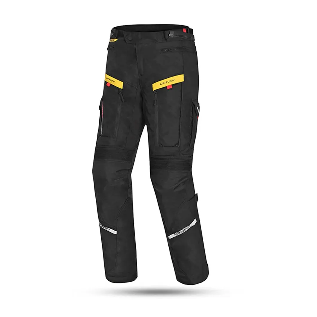 Bela Transformer Men's Motorcycle Pants Black Fluorescent Yellow