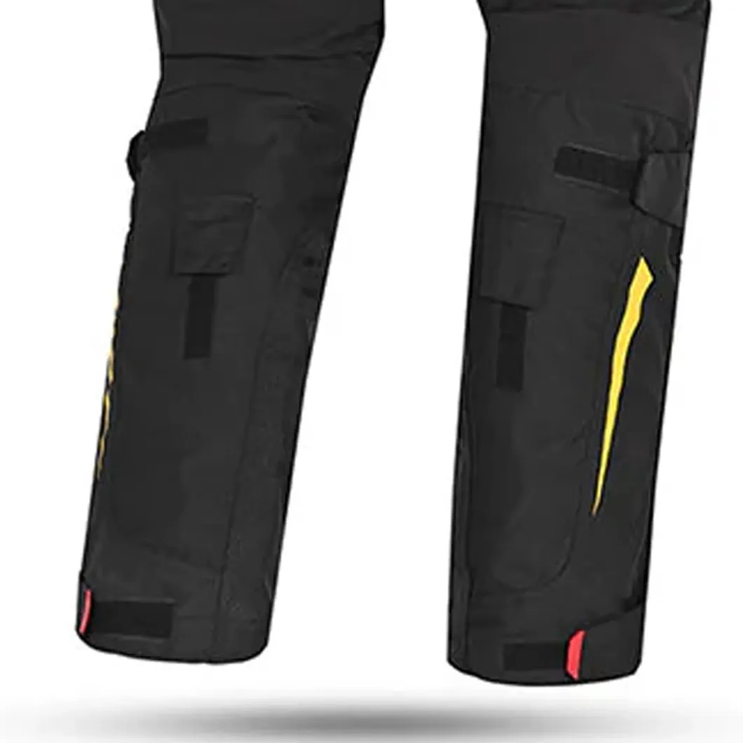 Bela Transformer Men's Motorcycle Pants Black Fluorescent Yellow