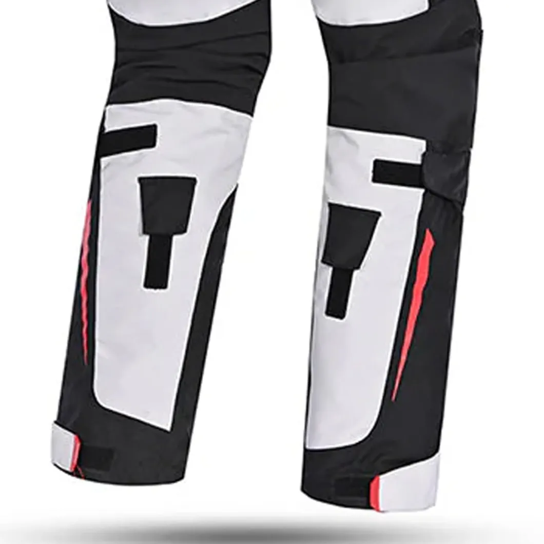 Bela Transformer Men's Motorcycle Pants Ice Black Red
