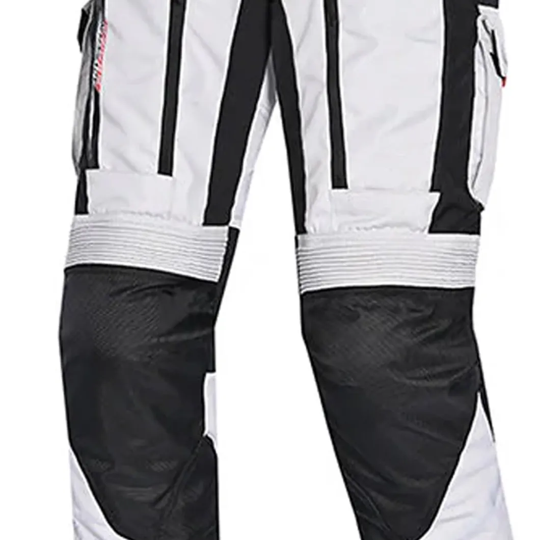 Bela Transformer Men's Motorcycle Pants Ice Black Red